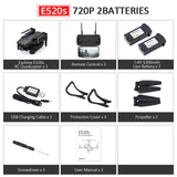 E520S GPS WIFI FPV With 4K/1080P HD Wide Angle Camera 16mins Flight Time Foldable RC Drone Quadcopter