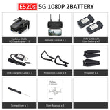 E520S GPS WIFI FPV With 4K/1080P HD Wide Angle Camera 16mins Flight Time Foldable RC Drone Quadcopter