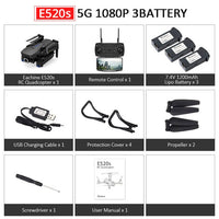 E520S GPS WIFI FPV With 4K/1080P HD Wide Angle Camera 16mins Flight Time Foldable RC Drone Quadcopter